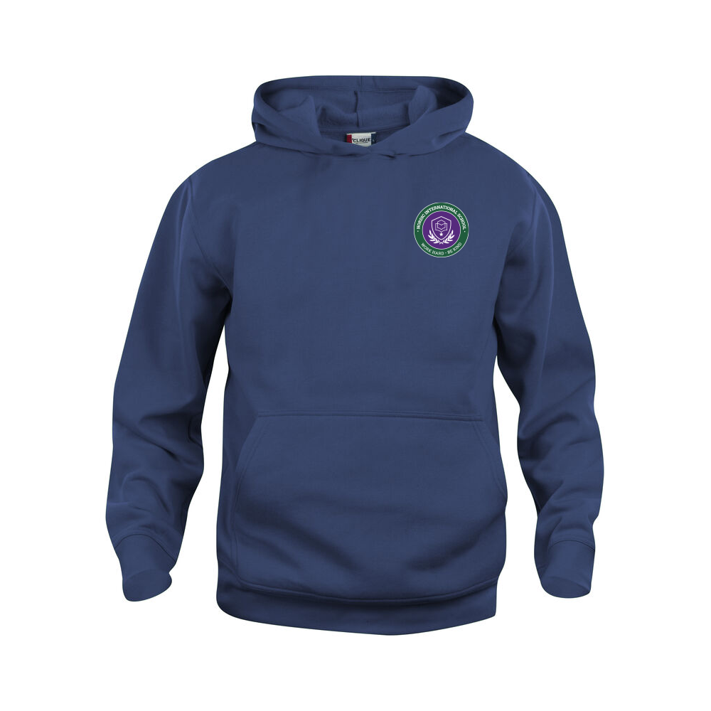 Basic Hoody JR Mörk Marin